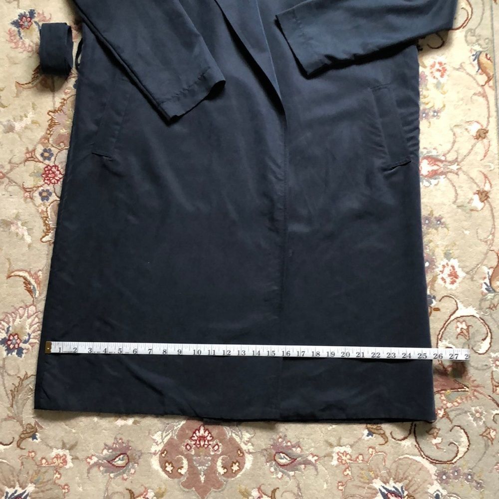 American Apparel Lightweight Vegan Silk Dylan Trench - Picture 9 of 13